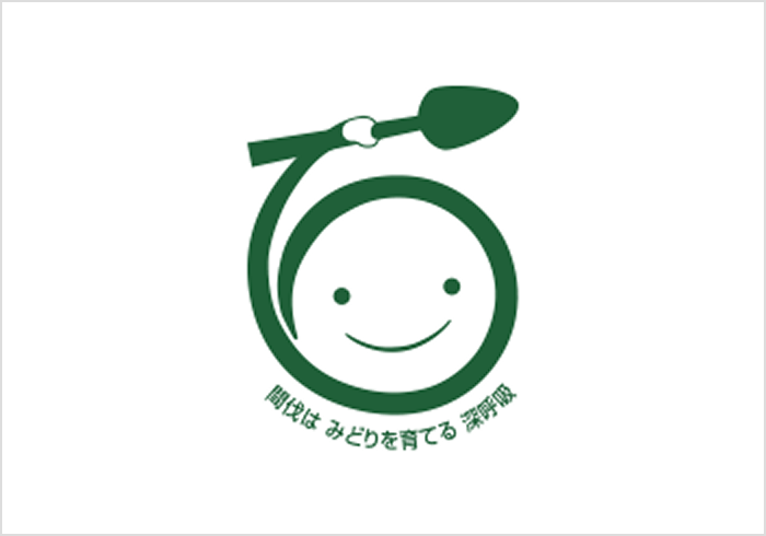 ロゴ：間伐材マーク
